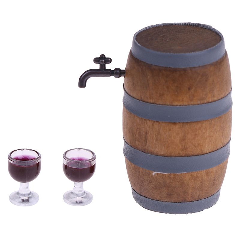 Wine Beer House - Mini Houten Rode Wijnvat Miniatuur Biervat
