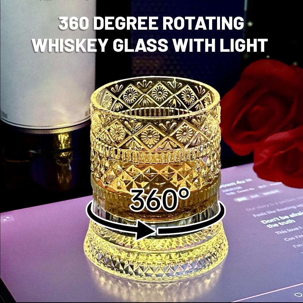 Wine Beer Glass - Draaibaar whiskyglas, creatief kristallen bierglas, stressverlichtende