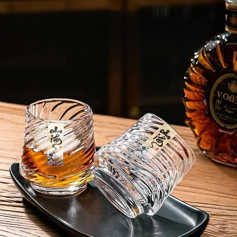 Wine Beer Glass - Glazen Whiskey Set Shanhai Glazen Huishoudelijke
