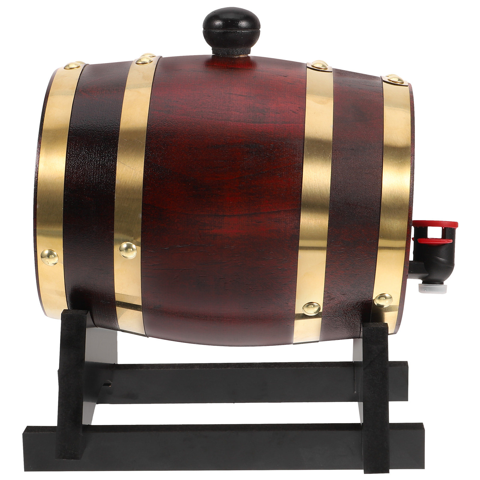 Wine Beer And Liquor - 1Set Houten Wijnvat 1L Rode Wijnhouder