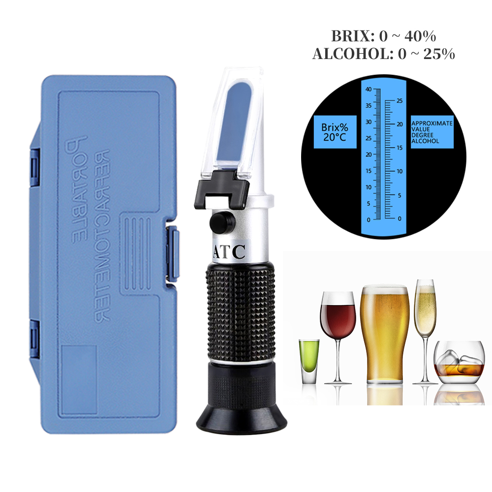 Wine To Beer Alcohol - 2 In 1 Draagbare Alcohol Brix