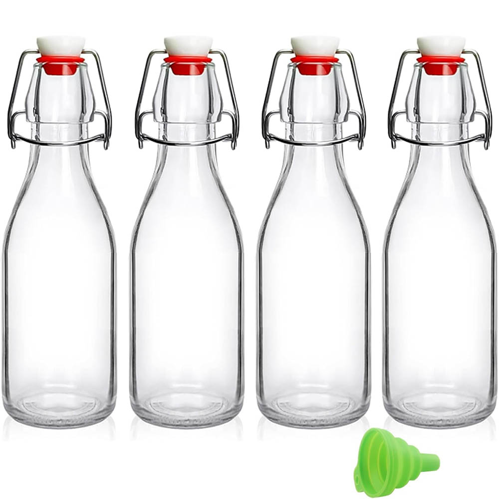 Wine Beer Spirits - Glazen flessen met draaidop 8,5 oz,
