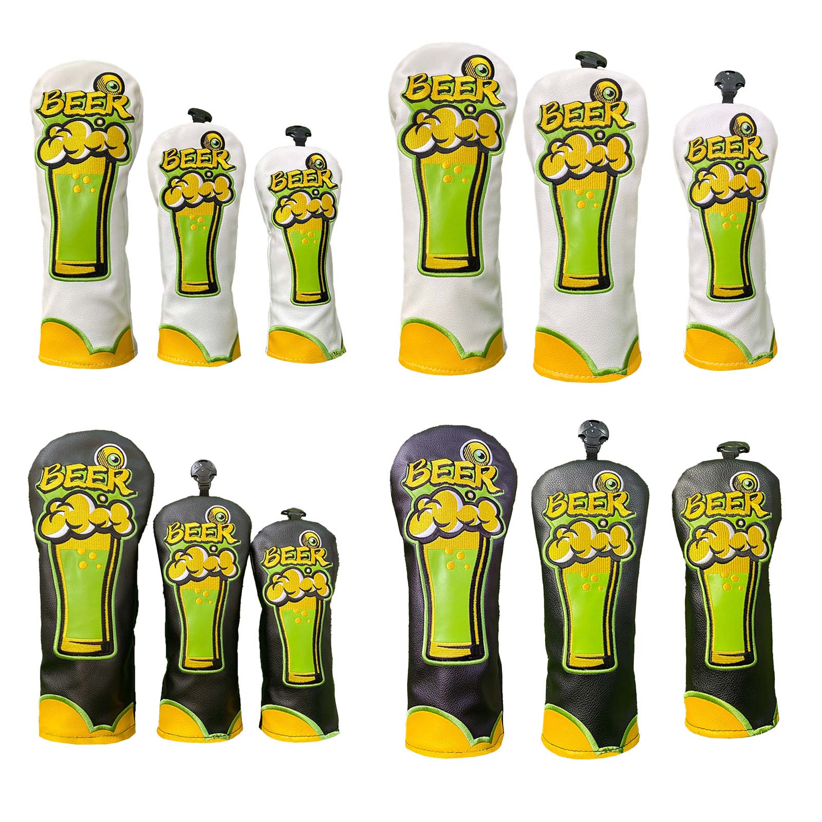 Bierborduurwerk PU-leer Golfcl - Beer & Wine Grab recensie en prijs