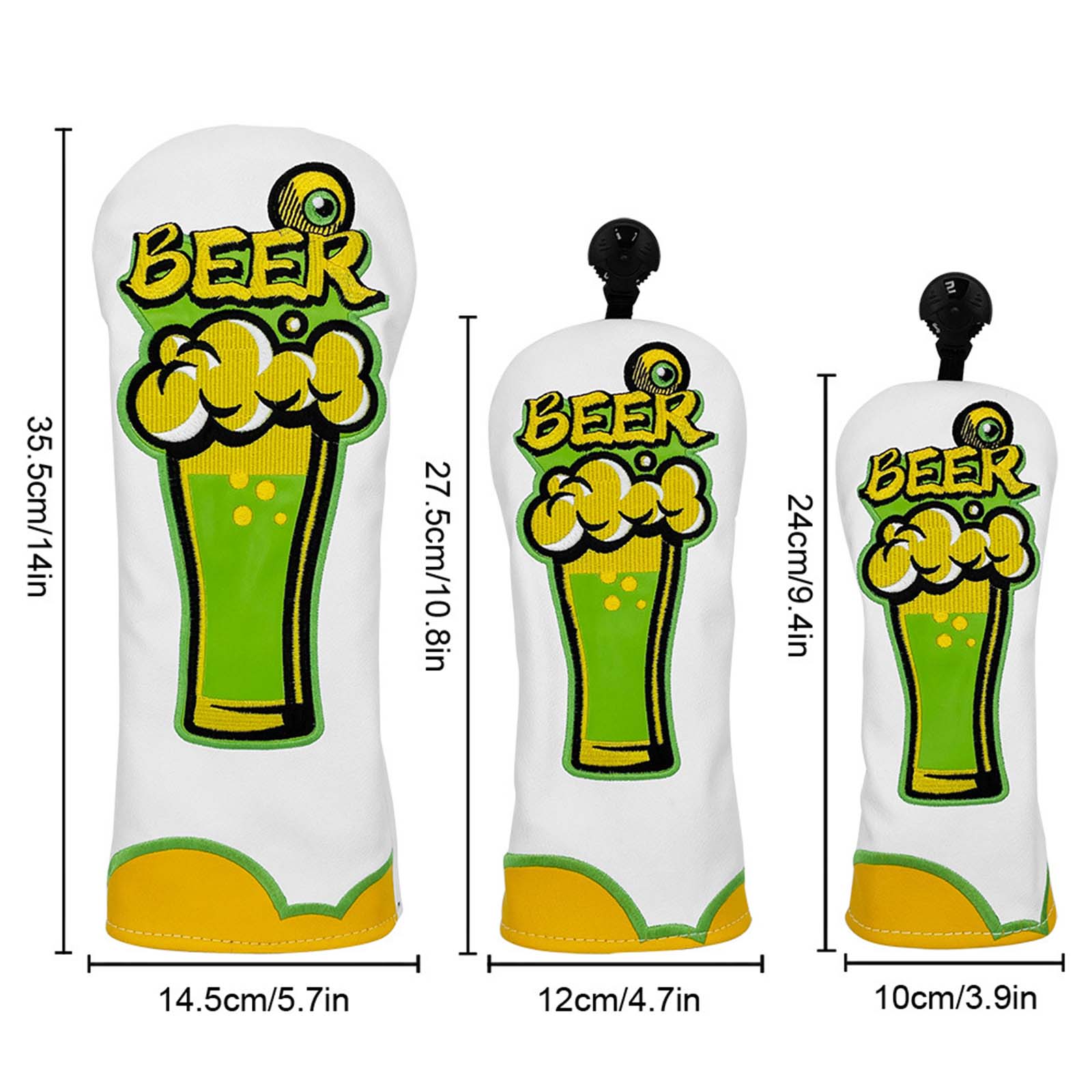 Bierborduurwerk PU-leer Golfcl - Beer & Wine Grab recensie en prijs