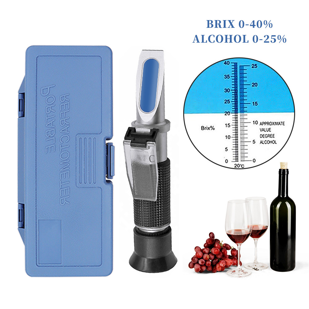 Handheld 0 ~ 40% Suiker Refrac - Wine To Beer Alcohol recensie en prijs