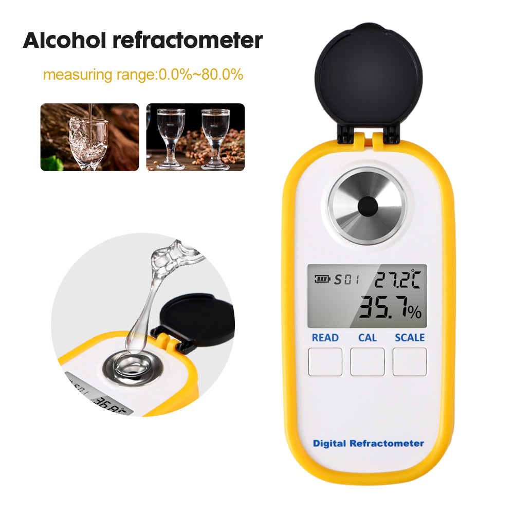 Digitale Alcohol Refractometer - Wine Beer Spirits recensie en prijs