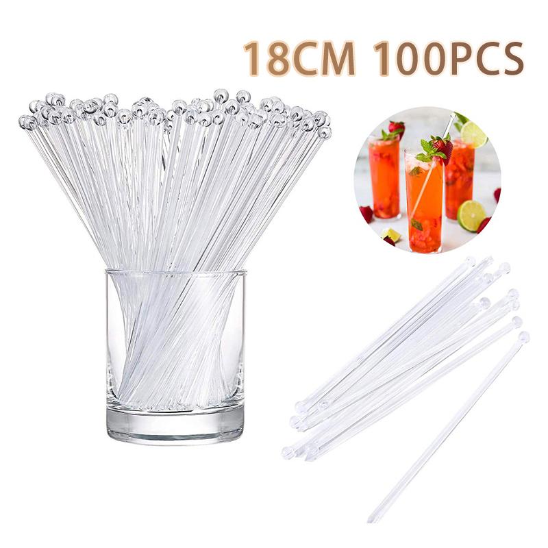 100 Stuks Transparante Cocktai - Muddler Cocktail Bar recensie en prijs