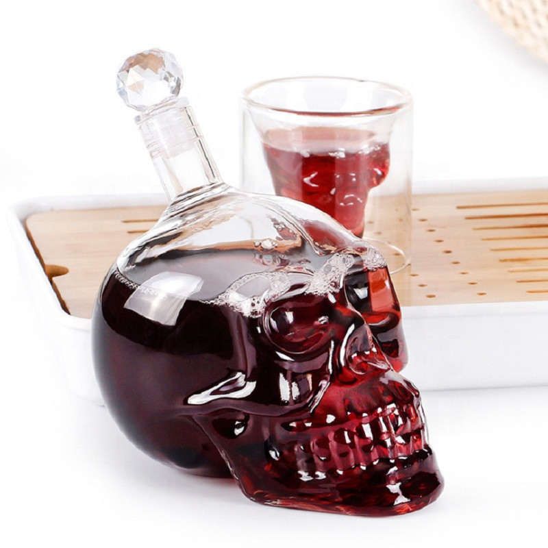 Creatieve Schedel Hoofd Karaf  - Wine Beer Spirits recensie en prijs