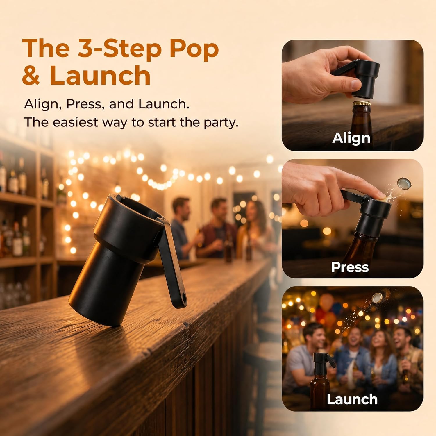 Flessenopener, flesdop-opener  - Wine Beer Difference recensie en prijs