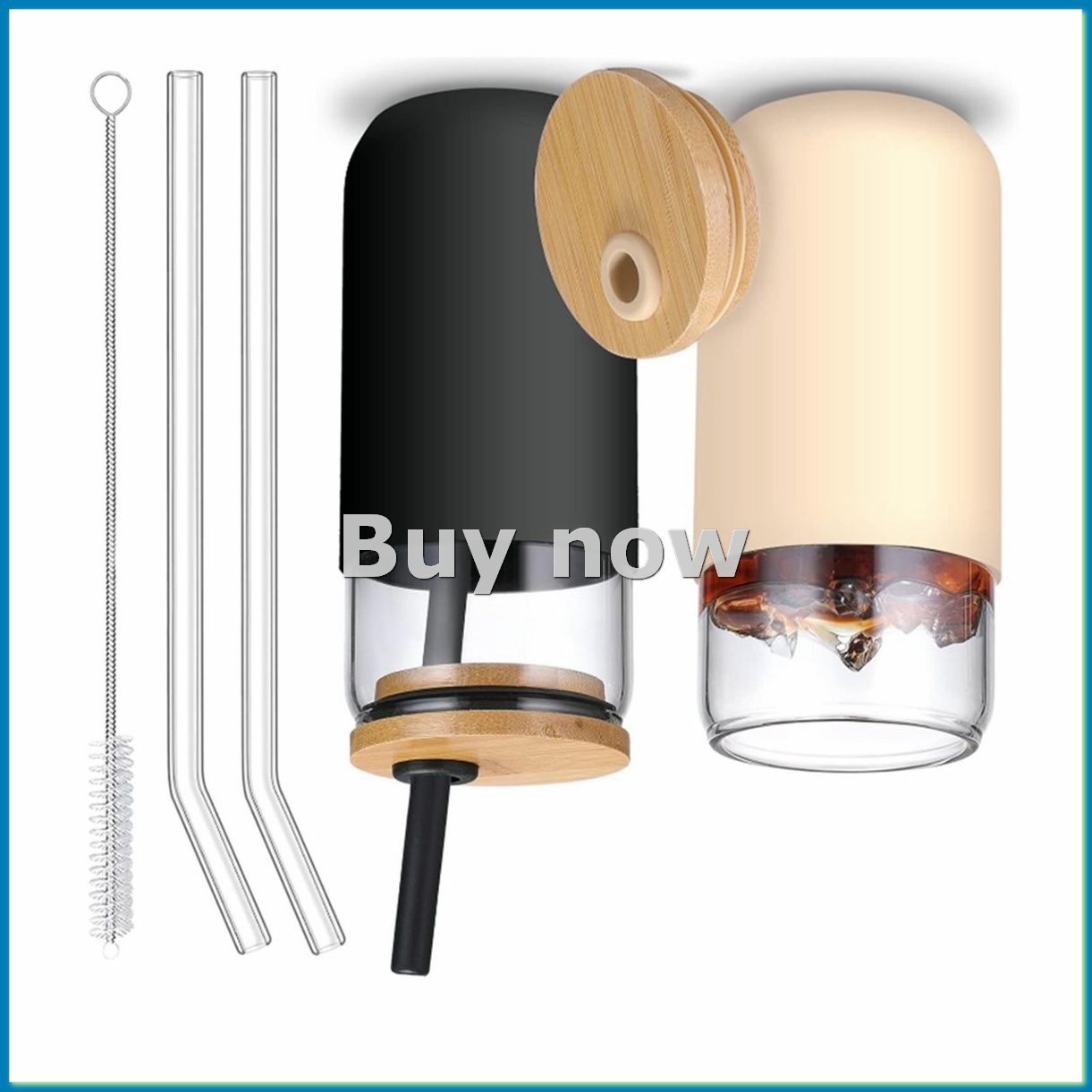 2 kleuren 20 OZ glazen bekers  - Beer & Wine Grab recensie en prijs