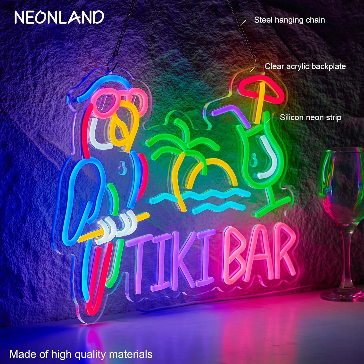 Tiki Bar Papegaai Palmboom Neo - Beer & Wine Grab recensie en prijs