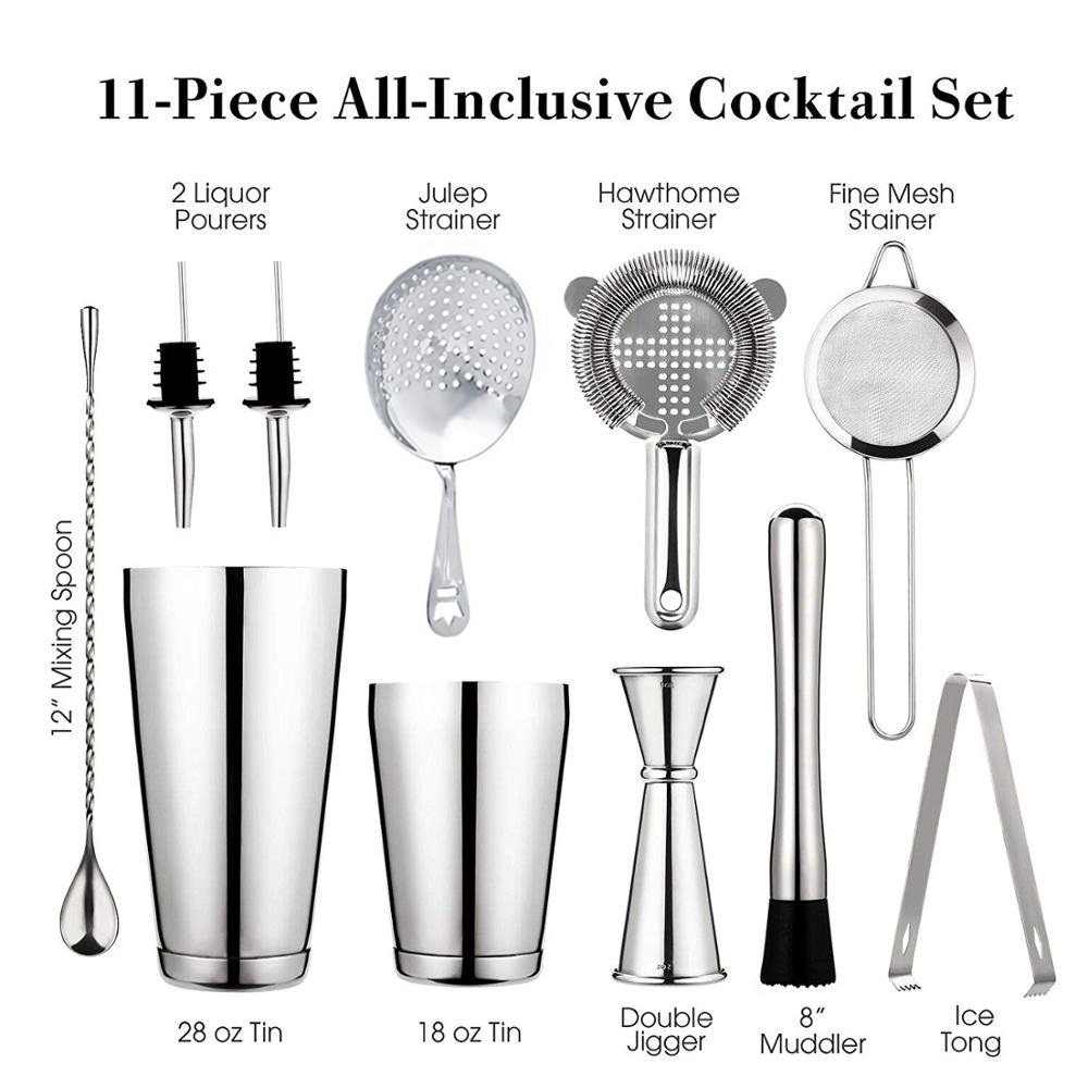 Cocktail Shaker Bar Set: 2 gew - Muddler Cocktail Bar recensie en prijs