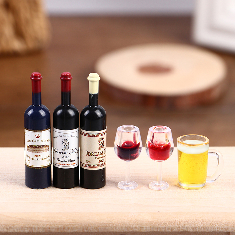 5 stuks poppenhuis miniatuur w - Wine Y Beer recensie en prijs