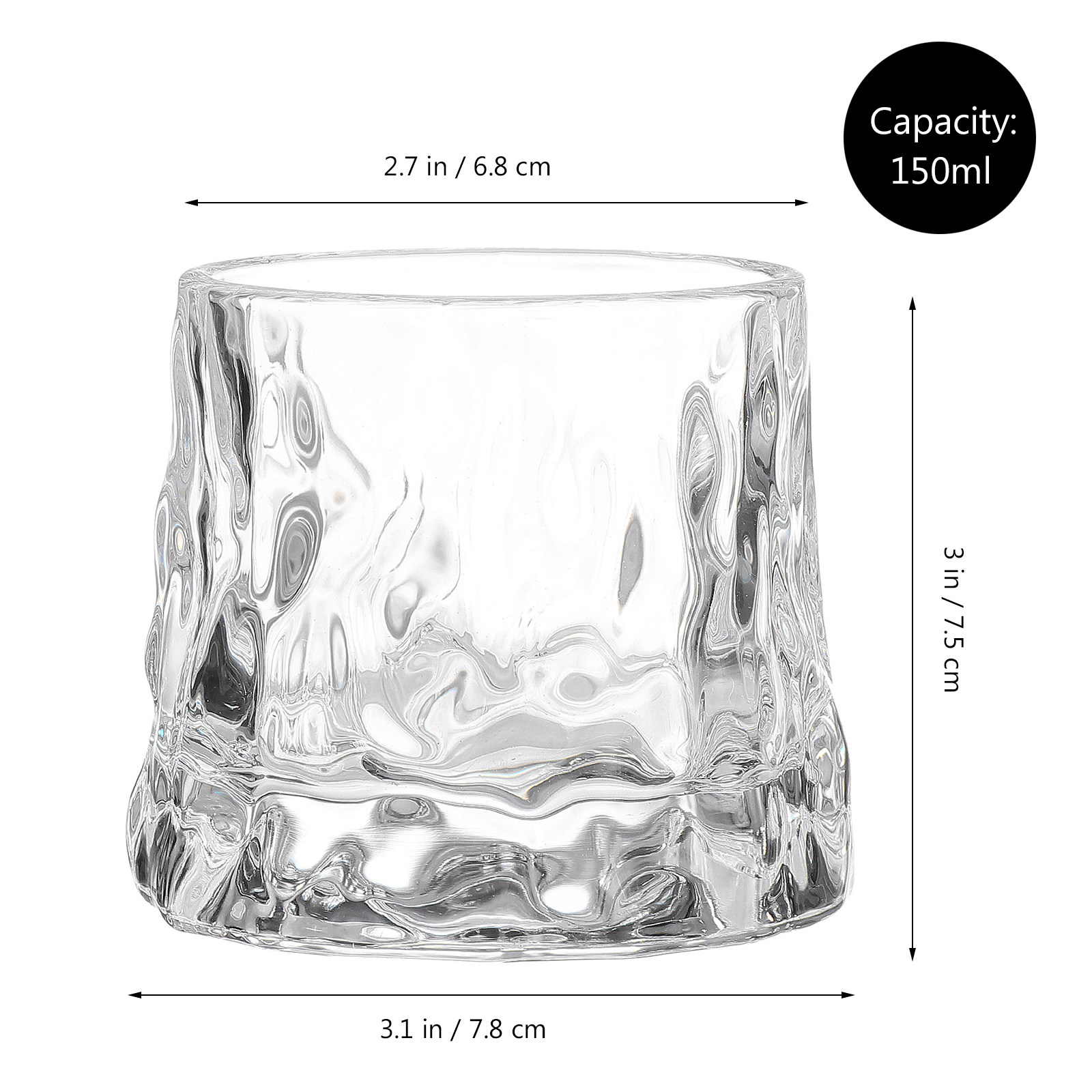 1 Stuks Gehamerde Wijnbeker Pr - Wine Beer Glass recensie en prijs