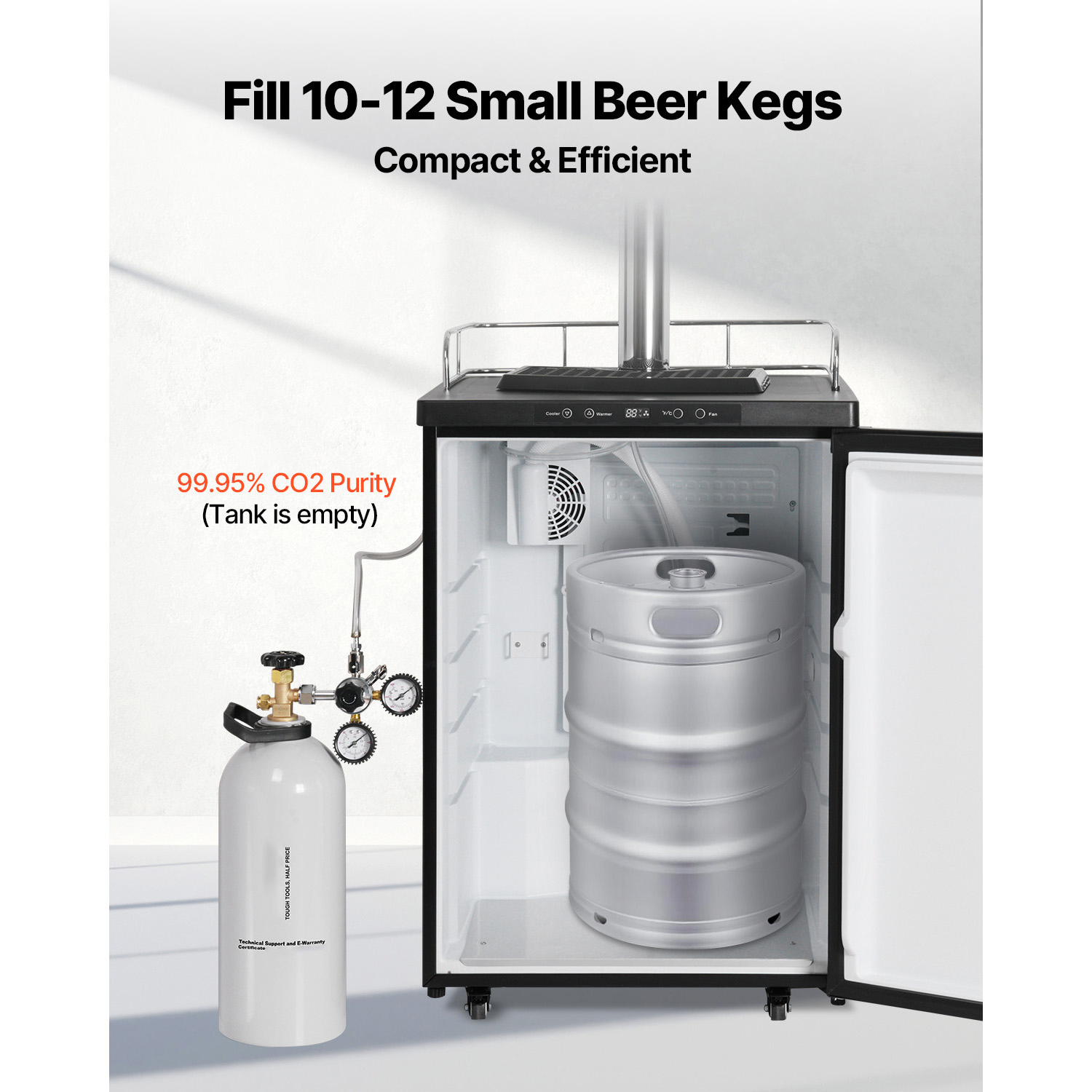SucceBuy CO2 Tank 10 lbs Nieuw - Beer & Wine Grab recensie en prijs