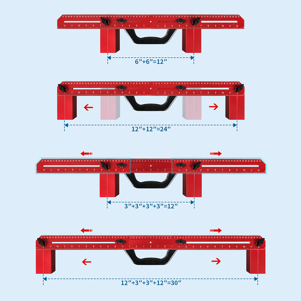 1Set Framing Tools, verstelbar - Spirit Measure Jigger recensie en prijs